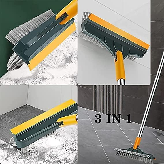 2 In 1 Floor Cleaning Brush Bathroom Tile Windows Floor Cleaning Brush