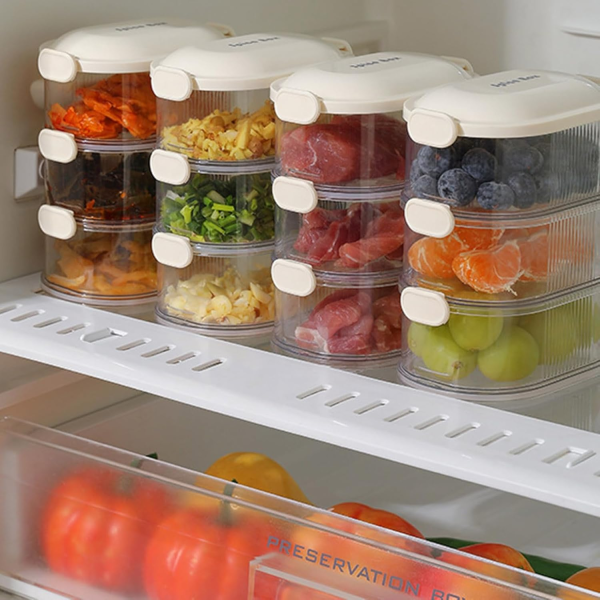 4 Layers Multi-layered Seasoning SpiceStorage Box, Multi Tableware Set Accessories