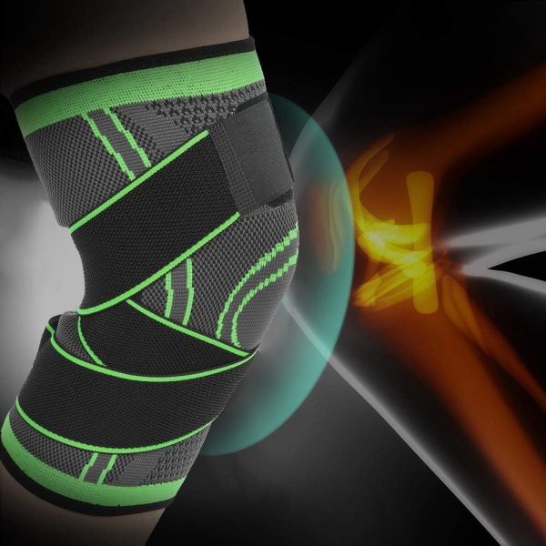 Knee Support Band For Pressure Weaving With 3d Weave Protection