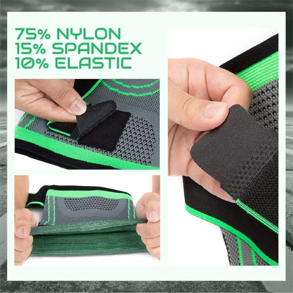 Knee Support Band For Pressure Weaving With 3d Weave Protection
