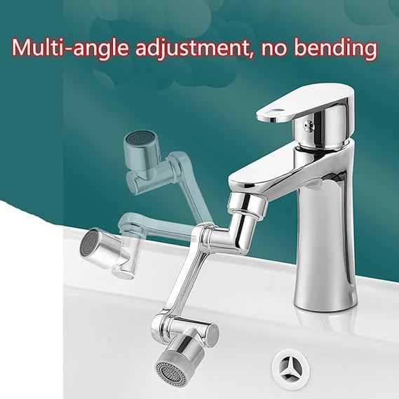 Rotation Faucet Sprayer Head Universal 1080°rotatable Bathroom Washbasin