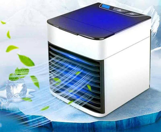 Air Ultra Portable Home Air Cooler | Portable Personal Air Conditioner,2x Cooling Power With Night Light Add Ice Cubes For Special Cooling