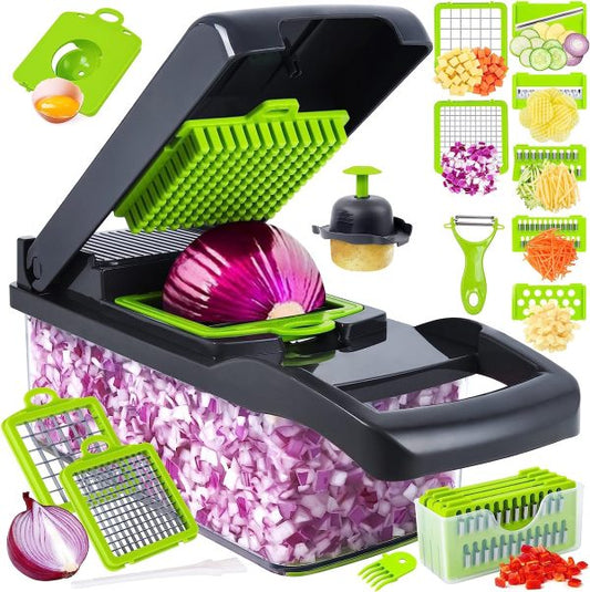 Cutter Shredders Slicer With Basket Fruit Potato Chopper Carrot Grater