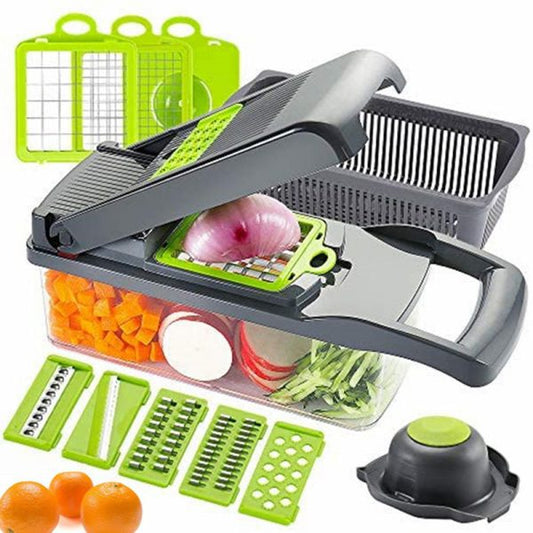 Cutter Shredders Slicer With Basket Fruit Potato Chopper Carrot Grater