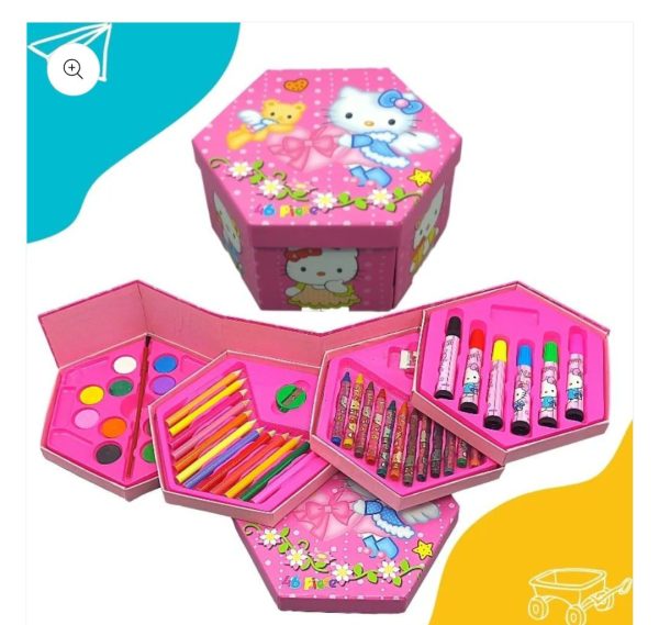 46 Pcs Painting Colour Kit For Kids, Fun Disn