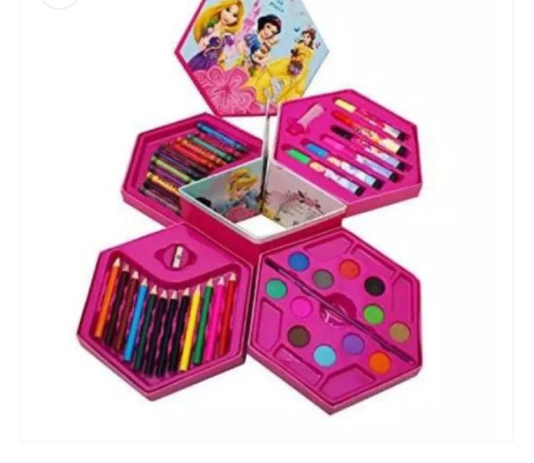 46 Pcs Painting Colour Kit For Kids, Fun Disn